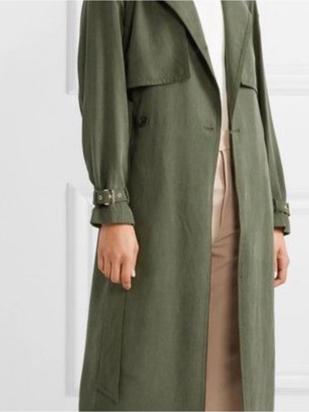 Michael Kors Trench Coat Jacket - Picture 11 of 12